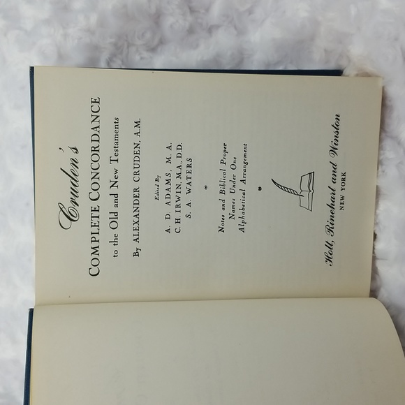 Cruden's Complete Concordance By Alexander Cruden, A.M. Hardcover Book - Picture 5 of 12